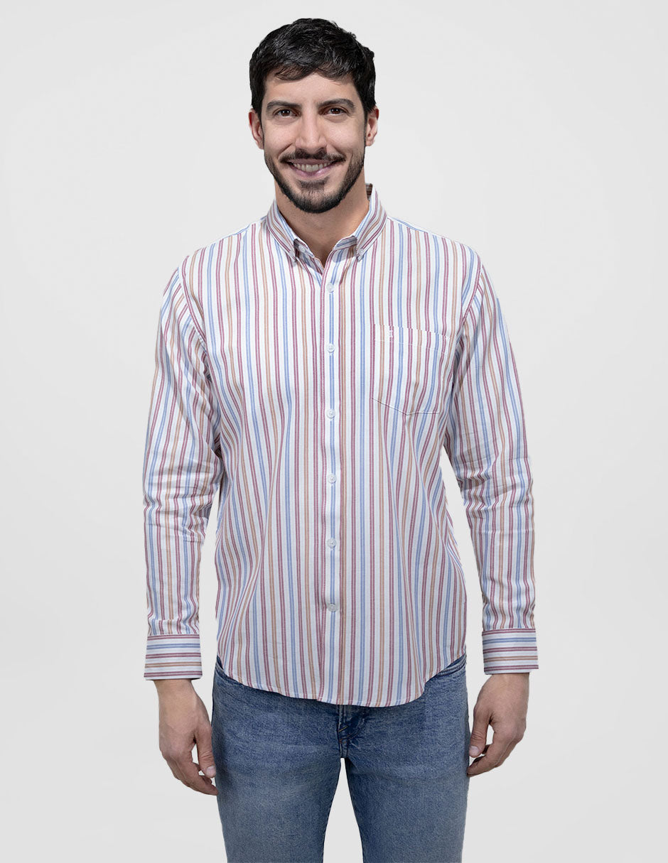 Camisa Cuadros Camisas Manga Larga Rayadas Camisa Para Hombre