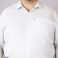 CAMISA MANGA LARGA ESTAMPADO 100% ALGODÓN TALLA EXTRA 2212471