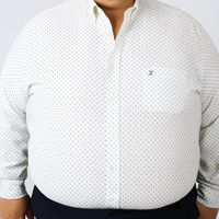 Camisa Manga Corta con Estampado 100% Algodón Talla Extra 2301028