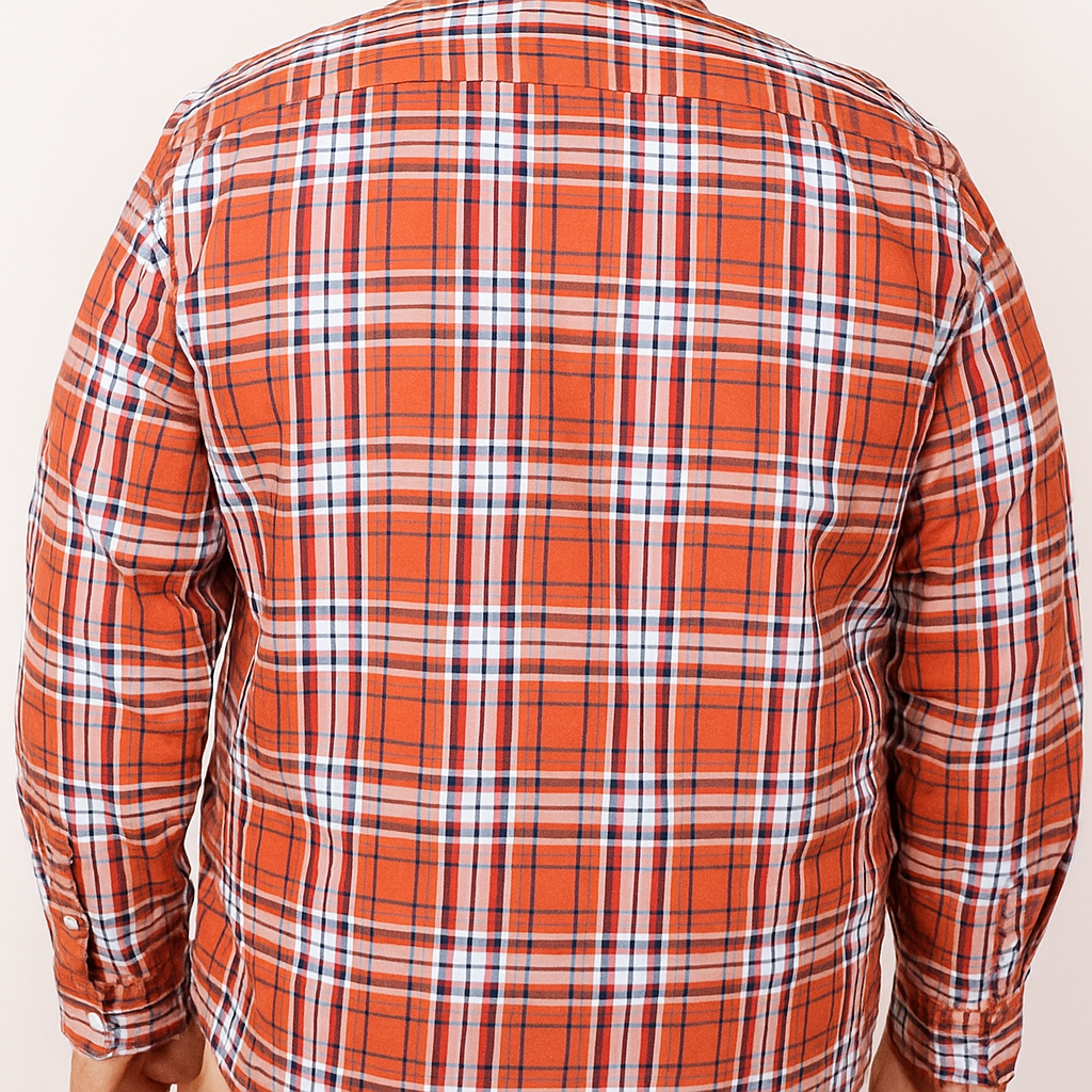 CAMISA MANGA LARGA MULTICOLOR CUADROS FRANELA Tallas Extra 2309461 - dioromx