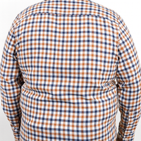 Camisa de Franela de Cuadros Multicolor con Manga Larga Talla Extra 2209077 - dioromx