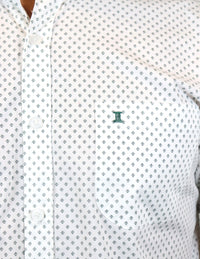 Camisa Manga Corta con Estampado 100% Algodón