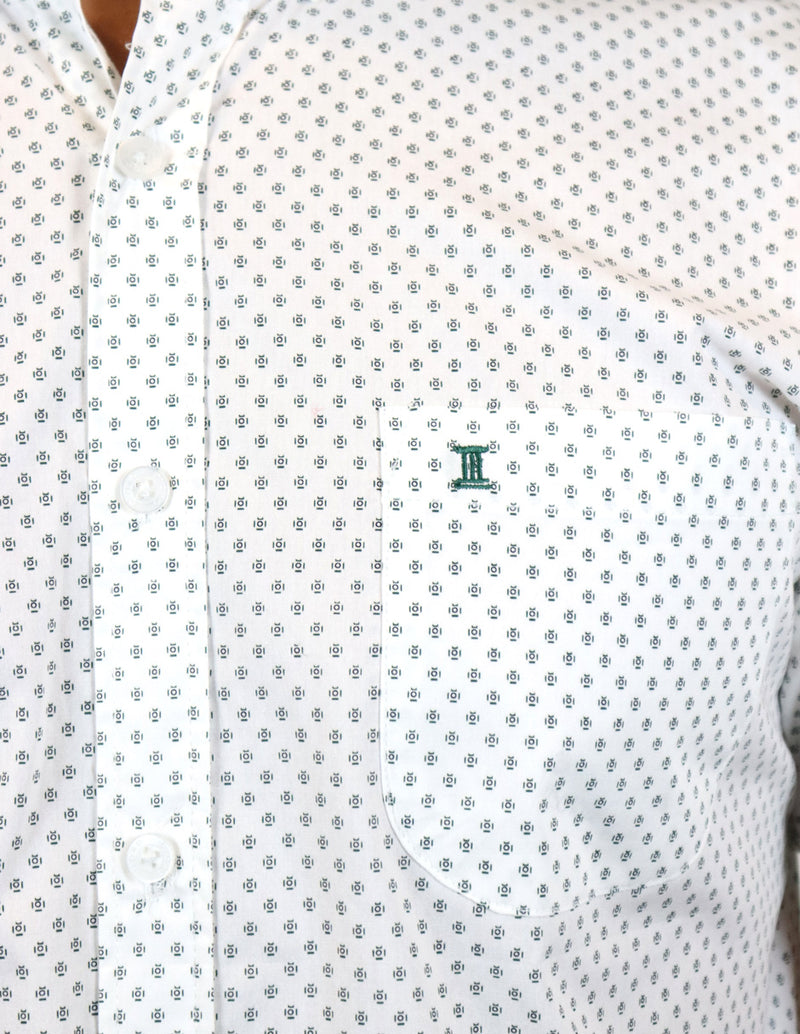 Camisa Manga Corta con Estampado 100% Algodón