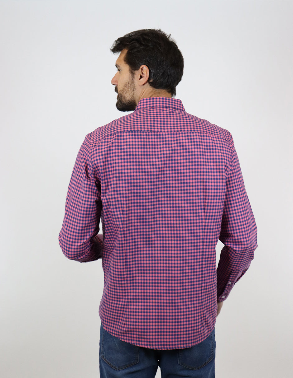 Camisa Hombre Manga Larga Cuadros Franela Casual Moda | Meses Sin Interés