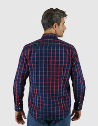 Camisa Cuadros Azul de Manga Larga 2306226