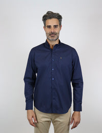 CAMISA MANGA LARGA AZUL ESTAMPADO REF 2308337