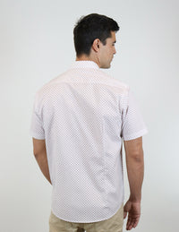 CAMISA MANGA CORTA BLANCO ESTAMPADO REF 2308355