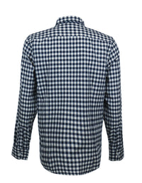 Camisa de Manga Larga Marca Dioro Cuadros Azules