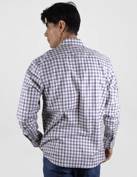 Camisa  Manga Larga Cuadro Multicolor 100% Algodón 2409112