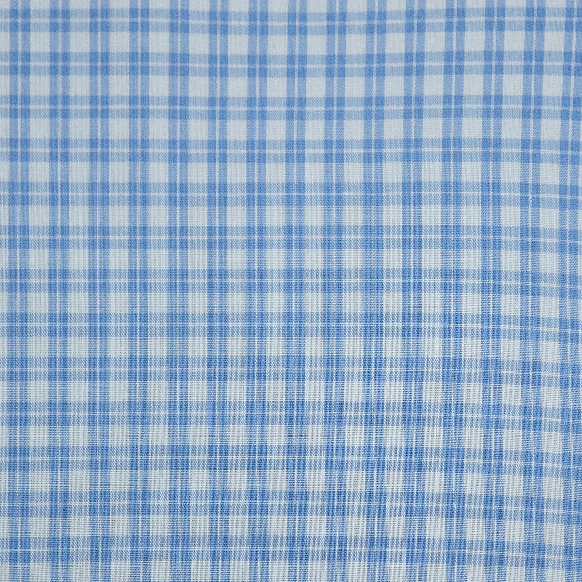 Camisa Azul Cuadros Manga Larga 100% Algodón 2505048