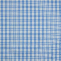 Camisa Azul Cuadros Manga Larga 100% Algodón 2505048