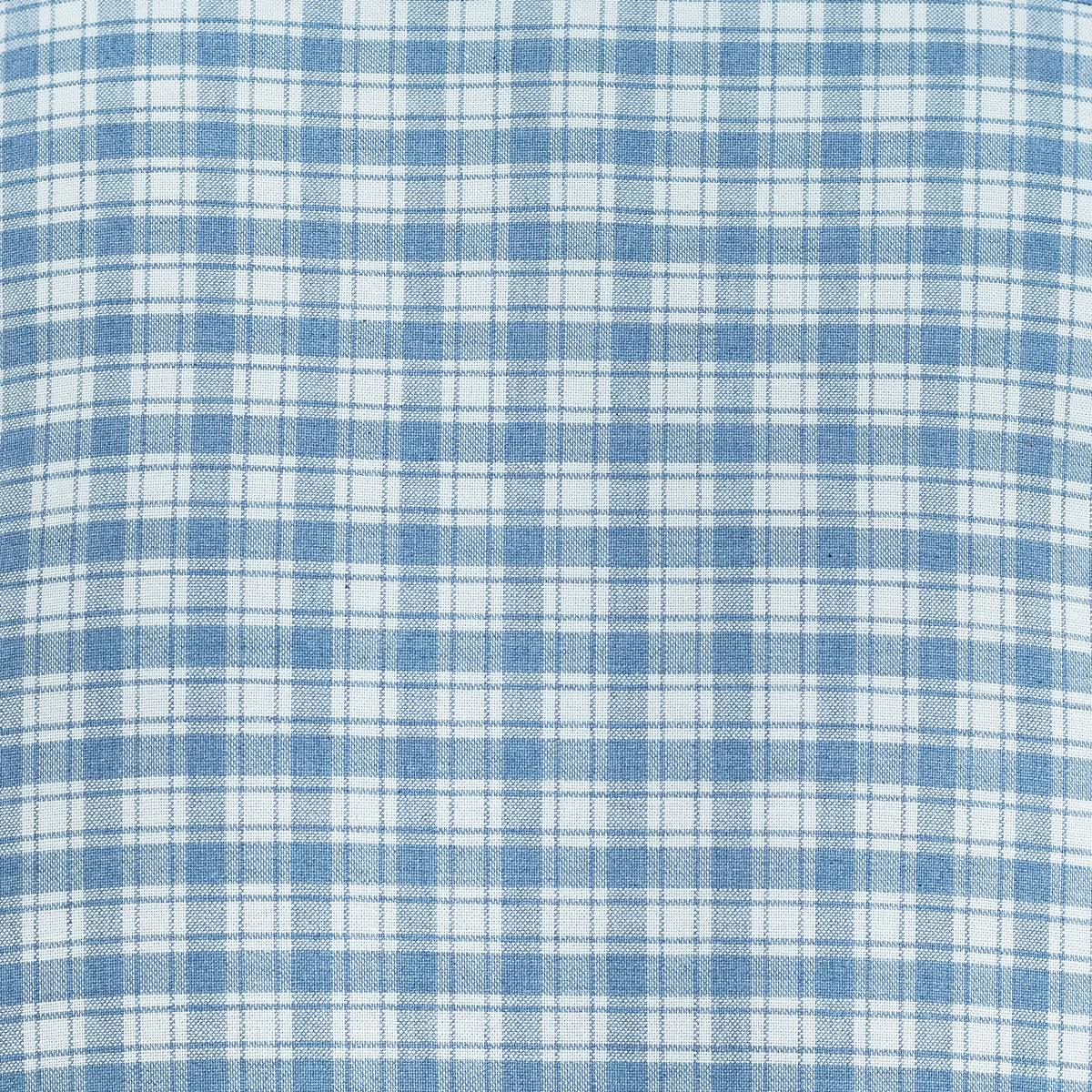 Camisa Cuadros Azul Manga Corta 100% Algodón 2510287