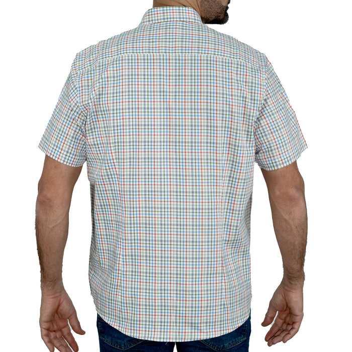 Camisa Cuadros Multicolor Manga Corta 100% Algodón 2510290