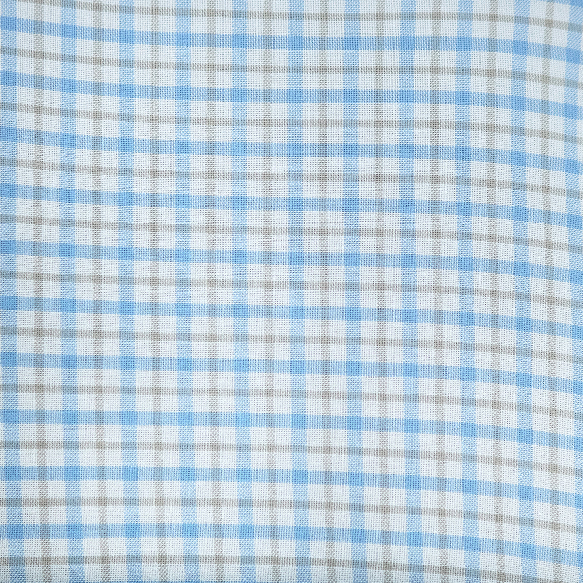Camisa Cuadros Azul Manga Corta 100% Algodón 2606126