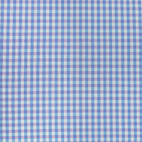 Camisa Cuadros Azul Manga Corta 100% Algodón 2607149