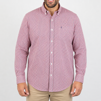 Camisa Cuadros Roja Manga Larga Talla Extra 100% Algodón 2211418
