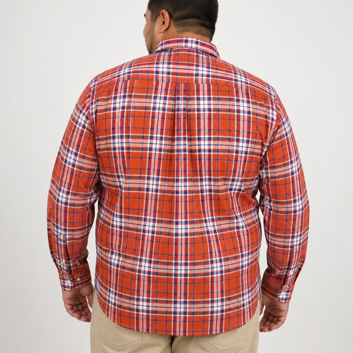 CAMISA MANGA LARGA MULTICOLOR CUADROS FRANELA Tallas Extra 2309461 - dioromx