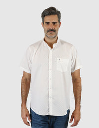 CAMISA MANGA CORTA BLANCO ESTAMPADO  REF 2306257