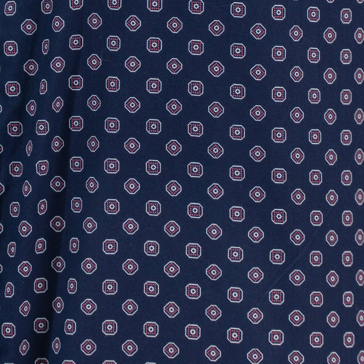 Camisa Estampada Azul Manga Corta 100% Algodón 2307275 - dioromx
