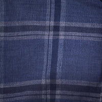 Camisa de Pana de Cuadros Azul con Manga Larga Talla Extra 2309434