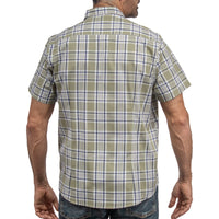 Camisa Cuadros Verde con Manga Corta 100% Algodón 2311605