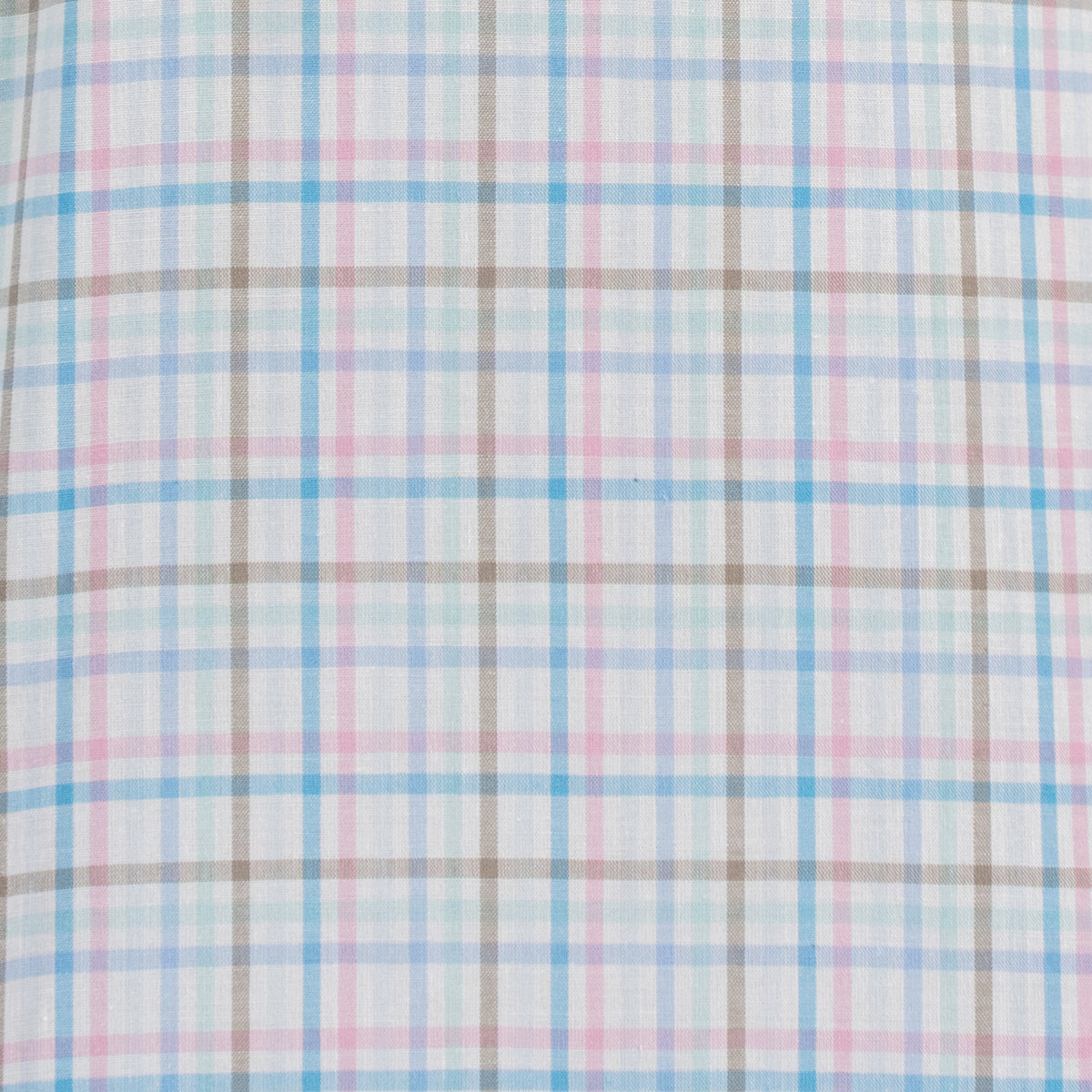 Camisa de Manga Larga Cuadros Azul 100% Algodón 2408034 - dioromx