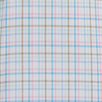 Camisa de Manga Larga Cuadros Azul 100% Algodón 2408034 - dioromx