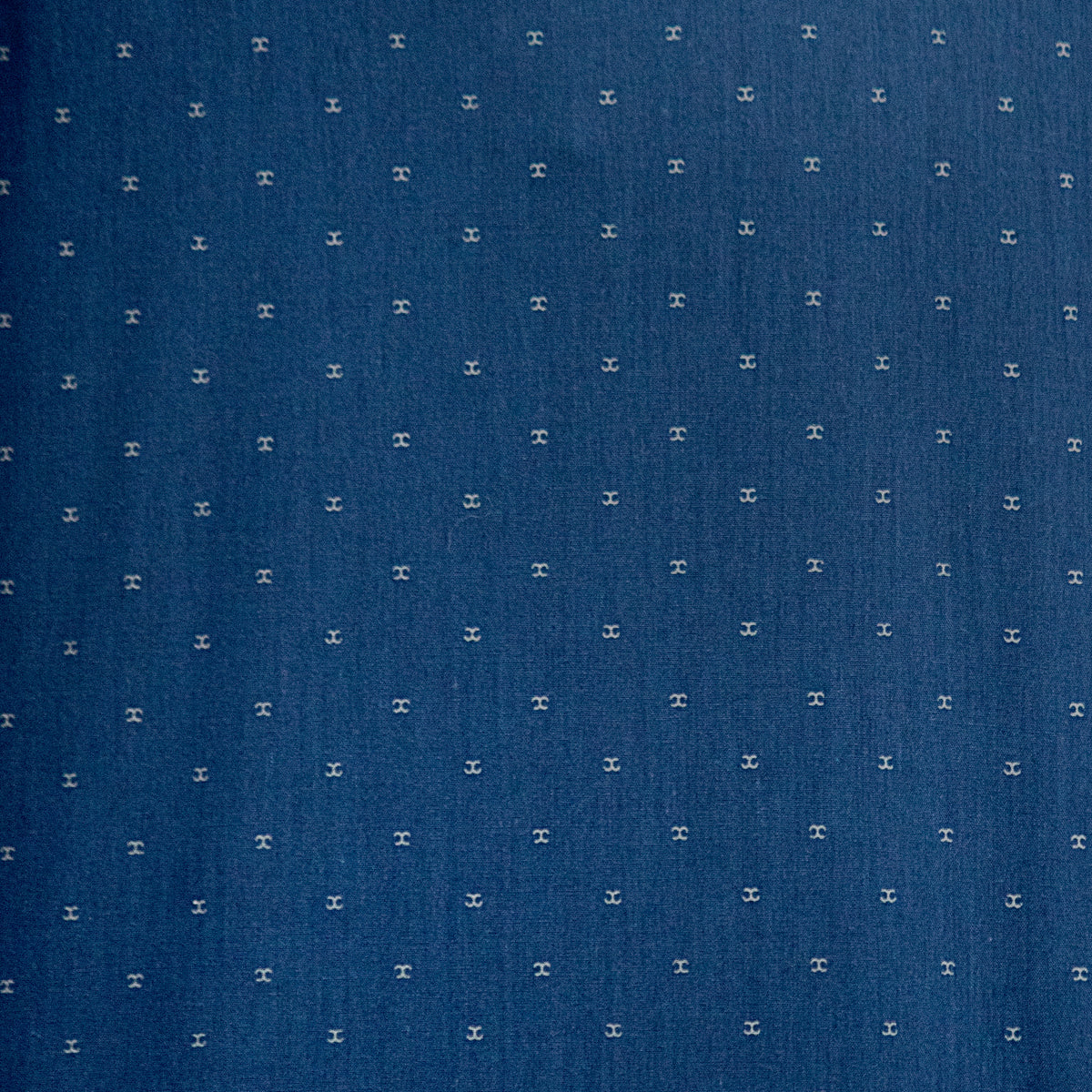 Camisa Azul Estampado de Manga Larga 2408070