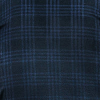 Camisa de Cuadros Manga Larga de Pana Azul 2410251