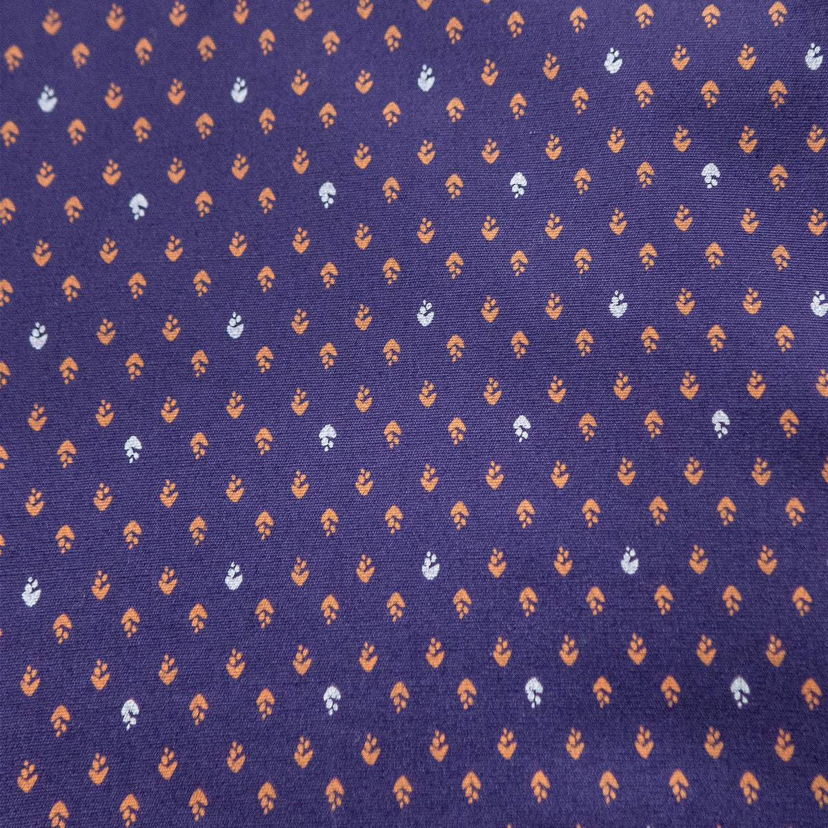 Camisa Morado Estampada Manga Larga 100% Algodón 2413041