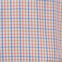 Camisa Cuadros Blanca Manga Corta Talla Extra 100% Algodón 2508062 - dioromx