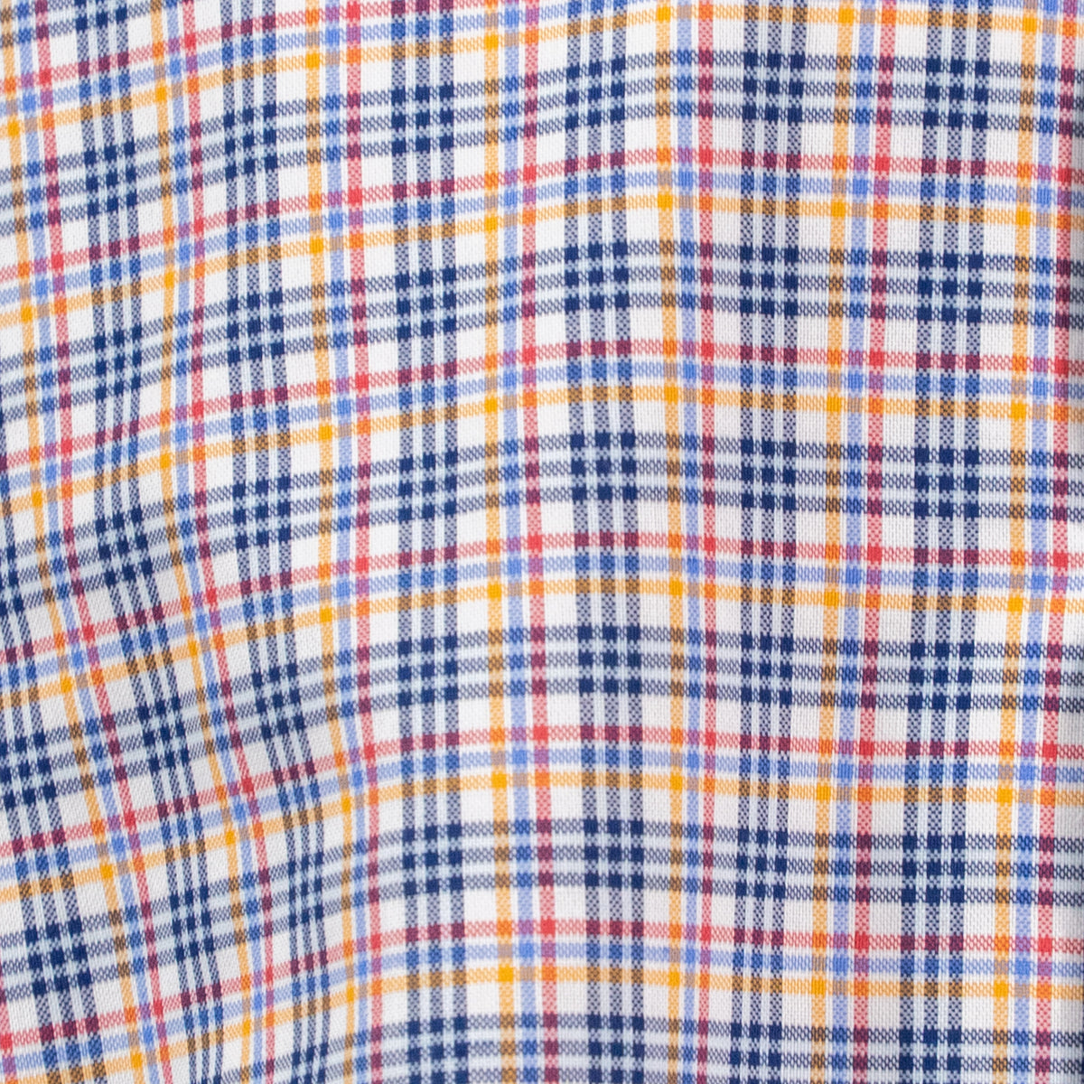 Camisa Cuadros Blanca Manga Corta Talla Extra 100% Algodón 2509077 - dioromx