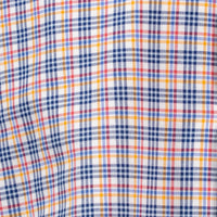 Camisa Cuadros Blanca Manga Corta Talla Extra 100% Algodón 2509077 - dioromx
