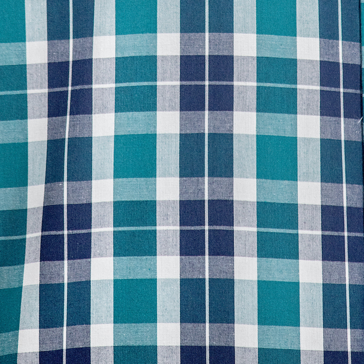 Camisa Cuadros Azul Manga Corta 2509206