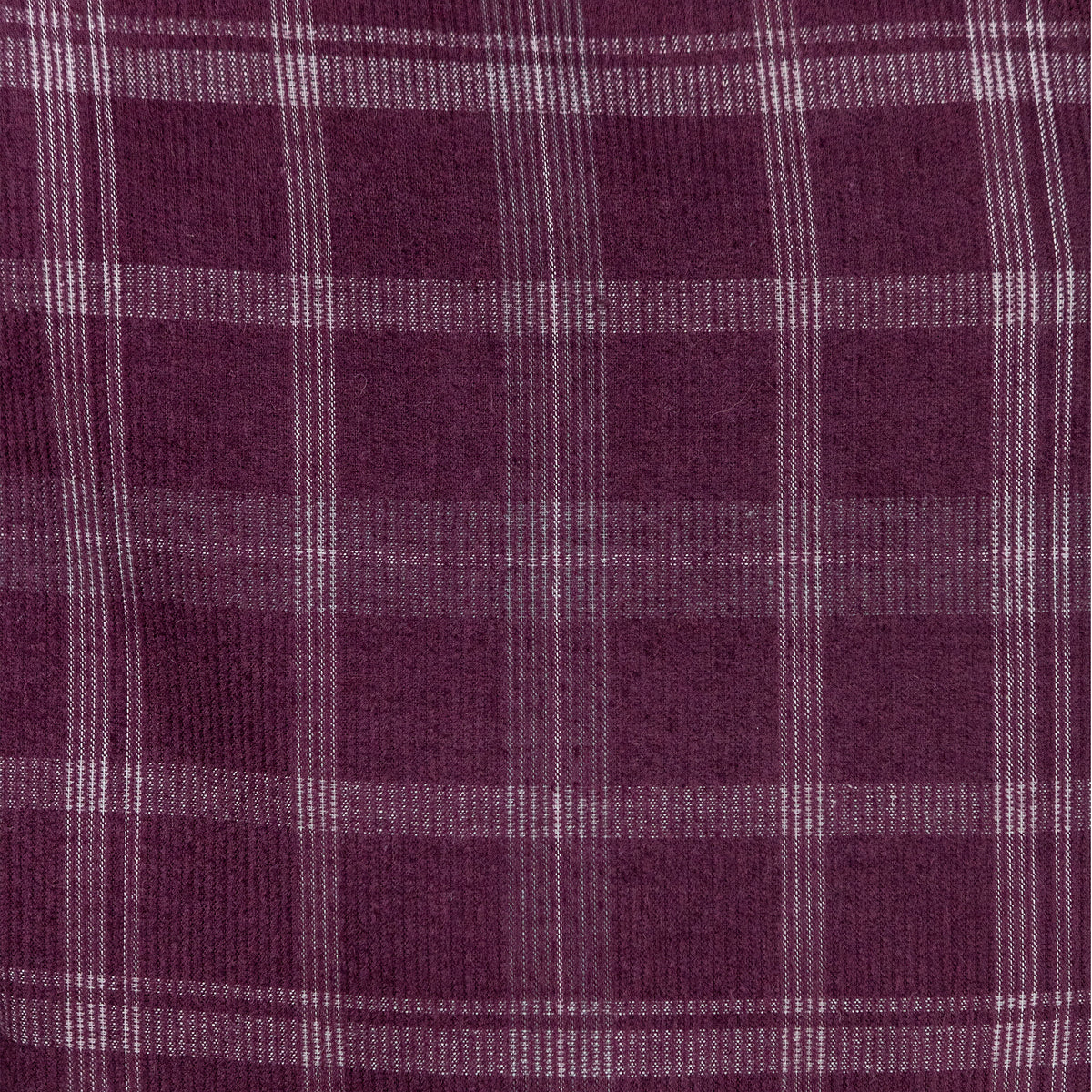 Camisa Pana Morado Cuadros Manga Larga 100% Algodón Talla Extra 2510035
