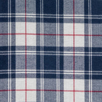 Camisa Franela Azul Cuadros Manga Larga 100% Algodón Talla Extra 2510042