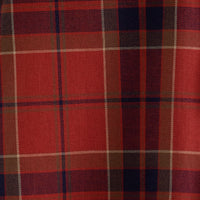 Camisa Cuadros Roja Manga Corta Talla Extra 100% Algodón 2510109