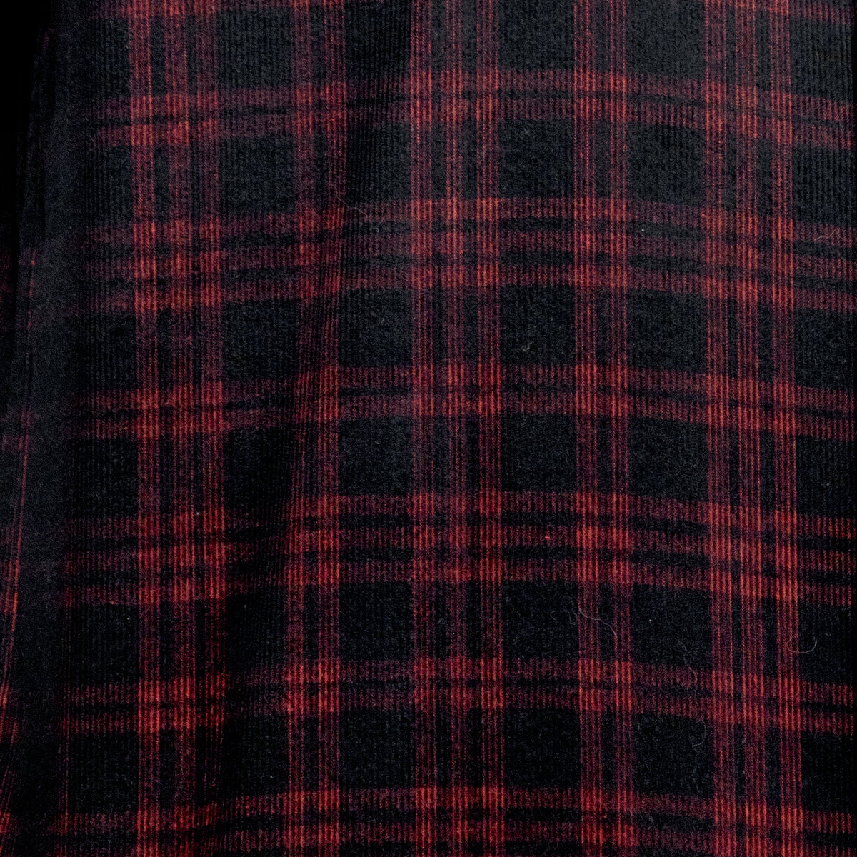 Camisa Pana Roja Cuadros Manga Larga 100% Algodón 2510235