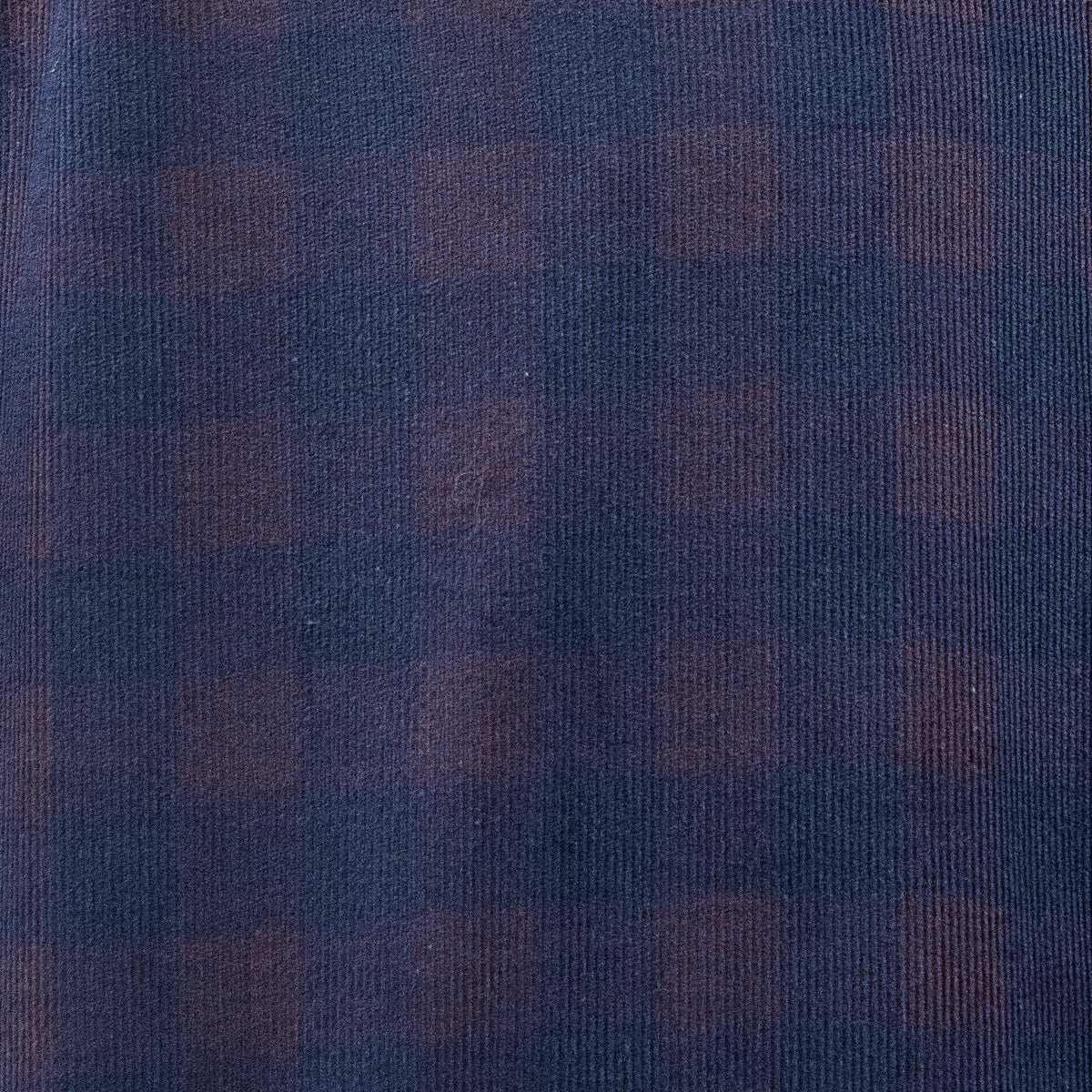 Camisa de Pana Cuadros Azul Manga Larga 100% Algodón 2510239