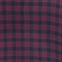 Camisa Franela Guinda Cuadros Manga Larga 2510242