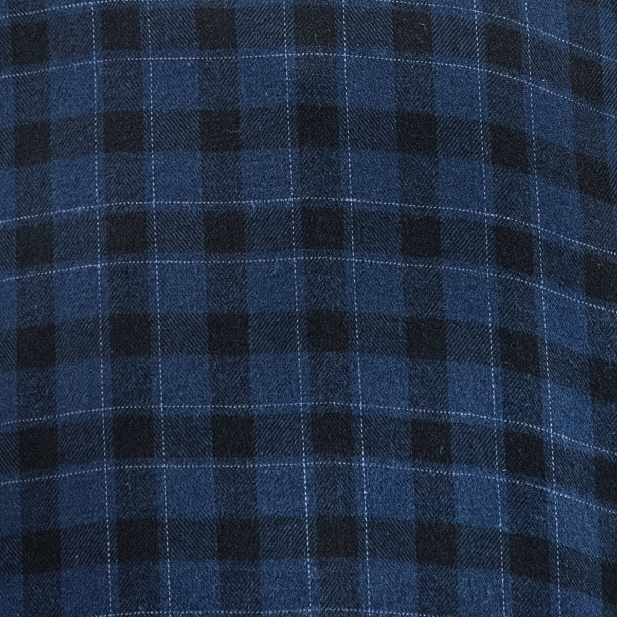 Camisa de Franela Cuadros Azul Manga Larga 2510243 - dioromx