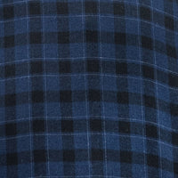 Camisa de Franela Cuadros Azul Manga Larga 2510243 - dioromx