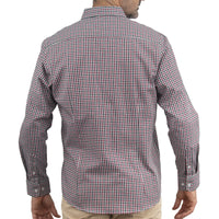 Camisa de Cuadros Roja Manga Larga 100% Algodón 2510257