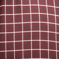 Camisa Cuadros Roja Manga Larga 100% Algodón 2510261