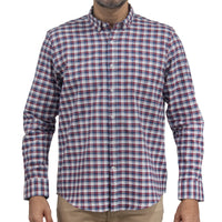 Camisa de Cuadros Roja Manga Larga 100% Algodón 2510264