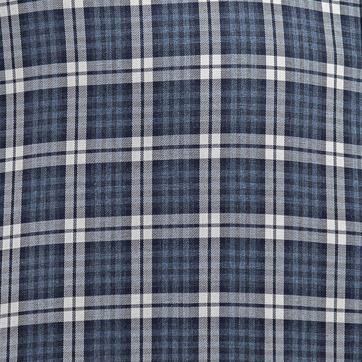 Camisa de Cuadros Azul Manga Larga 100% Algodón 2510275 - dioromx