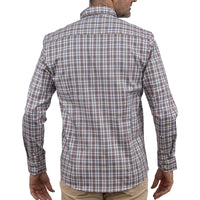 Camisa de Cuadros Roja Manga Larga 100% Algodón 2510277