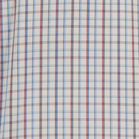 Camisa con Cuadros Blanca Manga Larga 100% Algodón 2510278 - dioromx