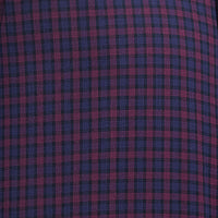 Camisa de Cuadros Morada Manga Larga 100% Algodón 2510281 - dioromx