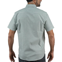 Camisa Cuadros Verde Manga Corta 100% Algodón 2510289 - dioromx